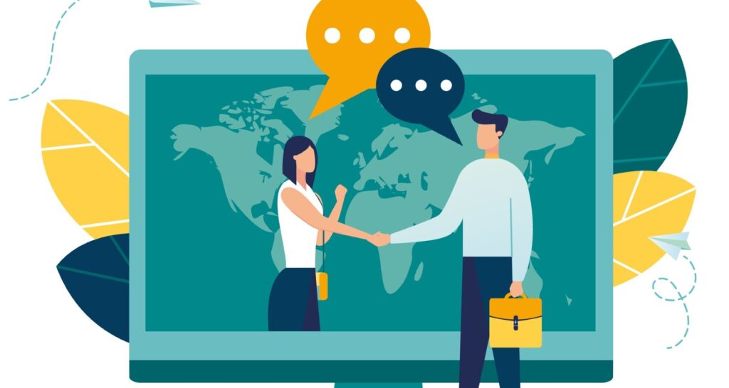 Interface de tableau de bord CRM intégré avec pipeline commercial