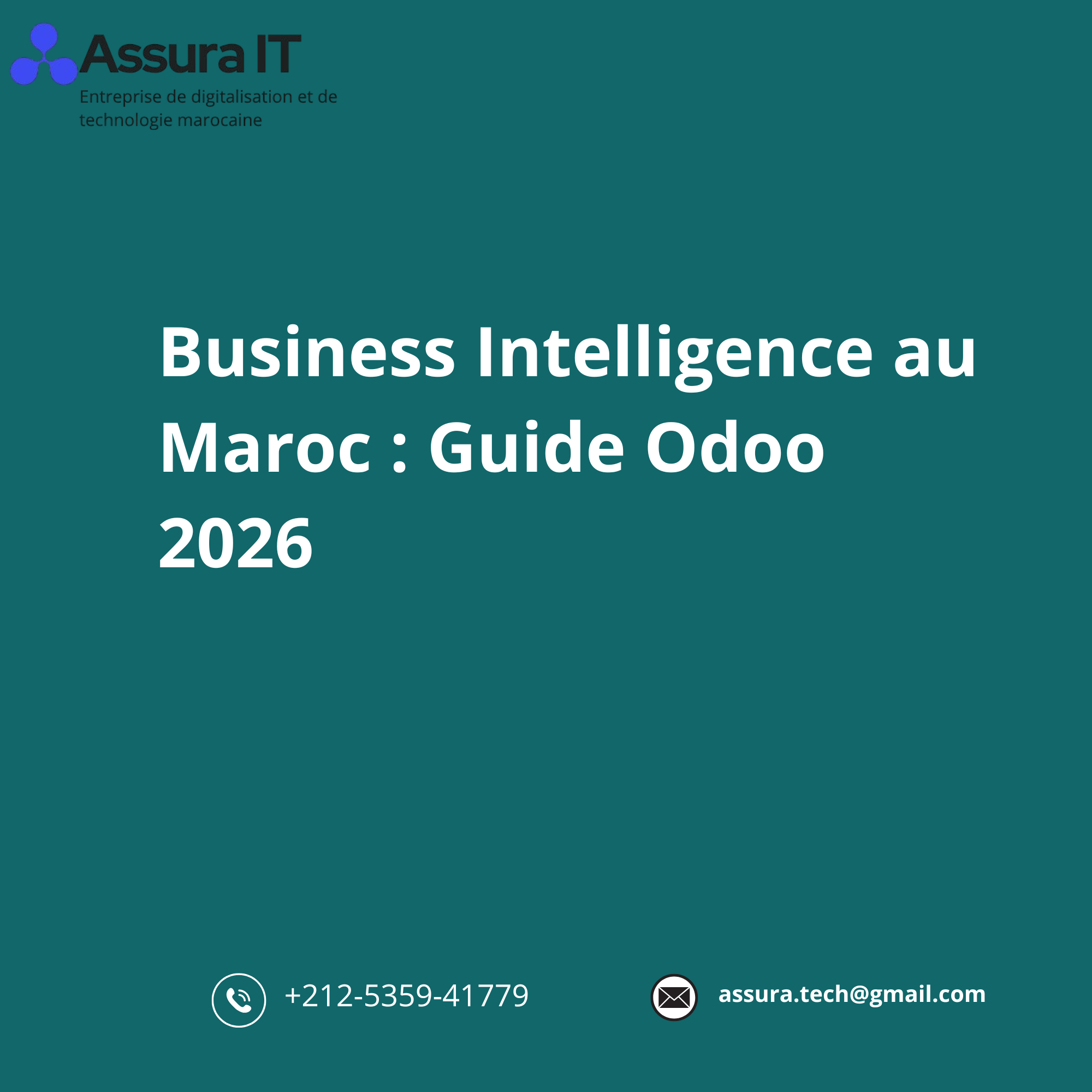 Business Intelligence pour entreprises marocaines équipées de ODOO (2026)