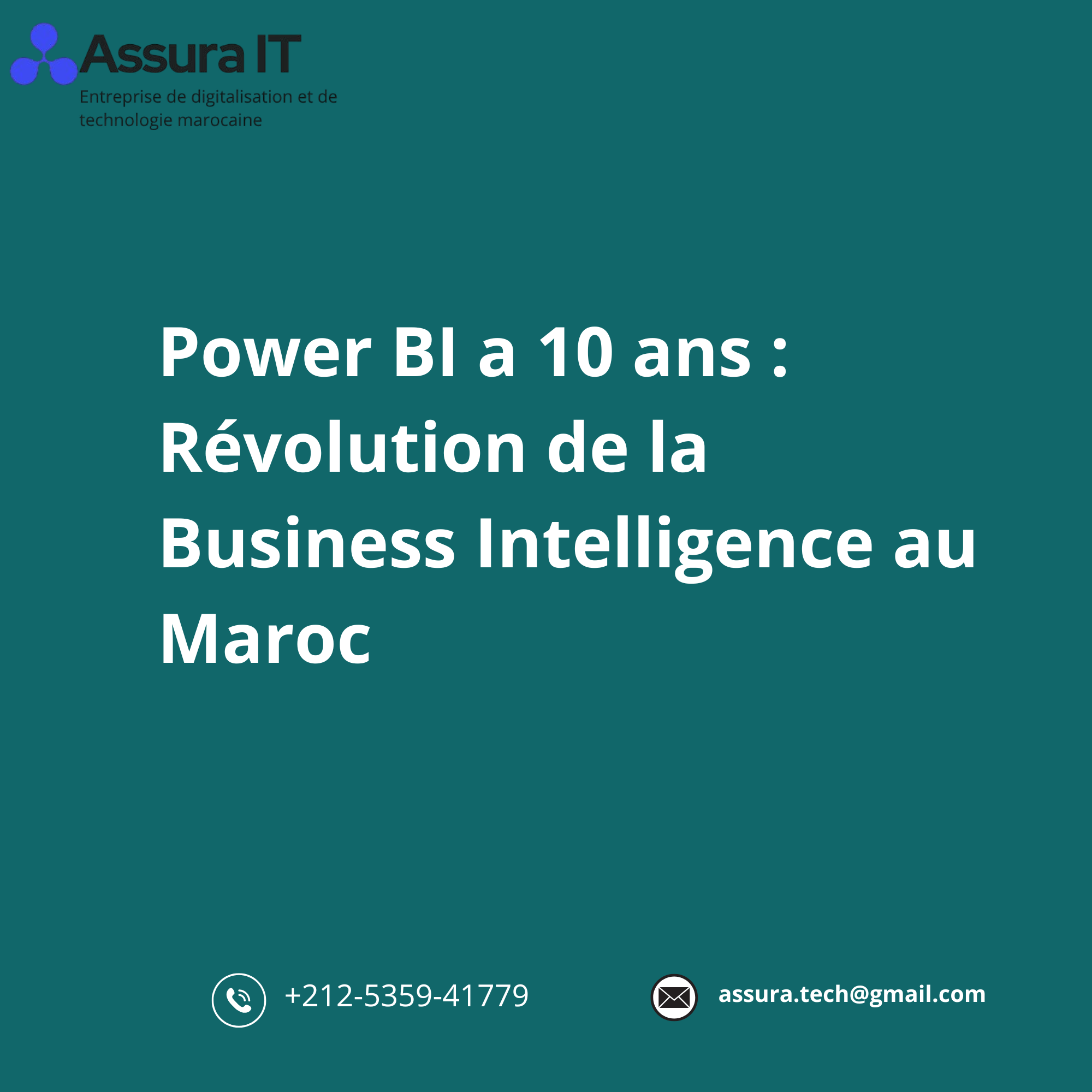 Power BI a 10 ans : Révolution de la Business Intelligence au Maroc
