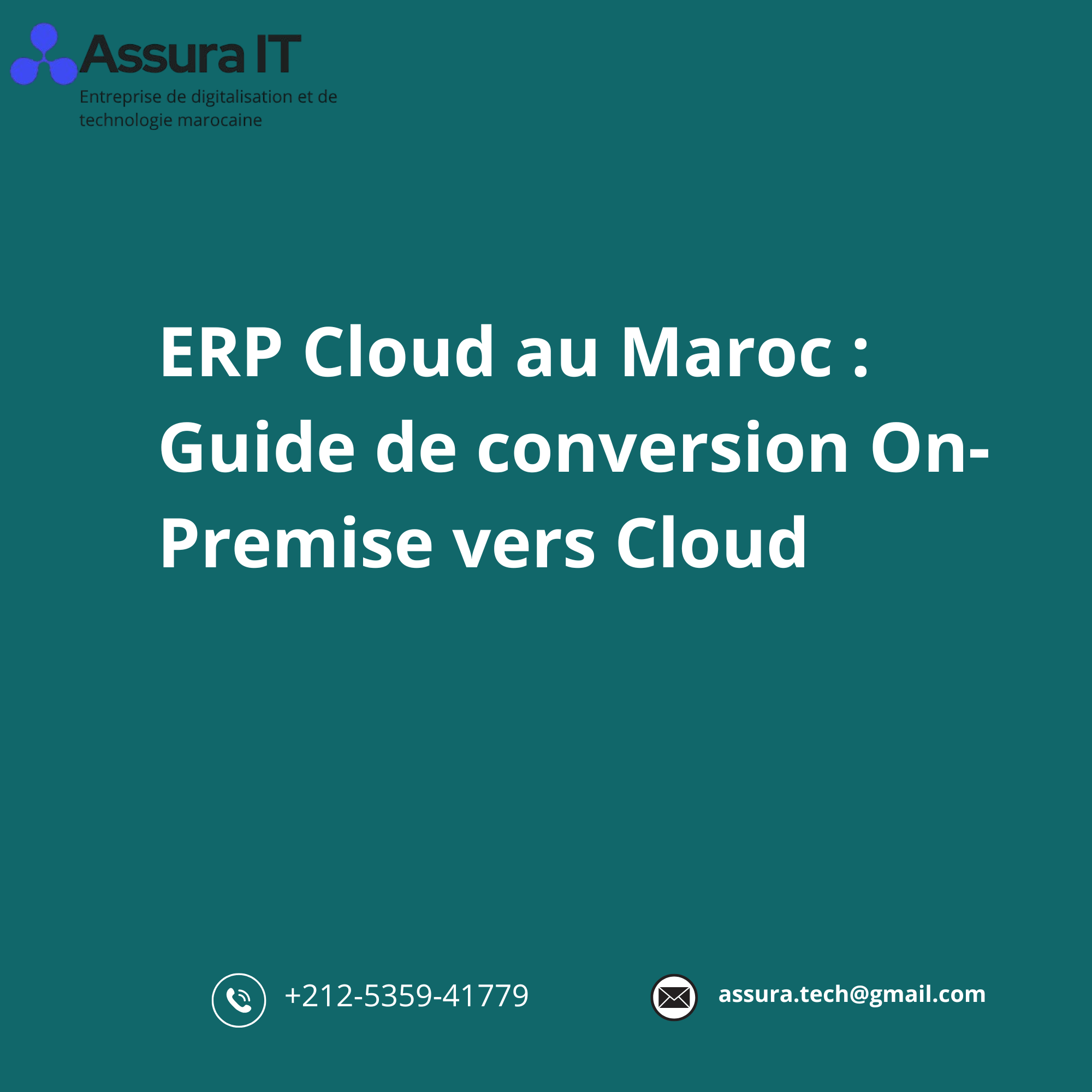 ERP Cloud au Maroc : Guide de conversion On-Premise vers Cloud