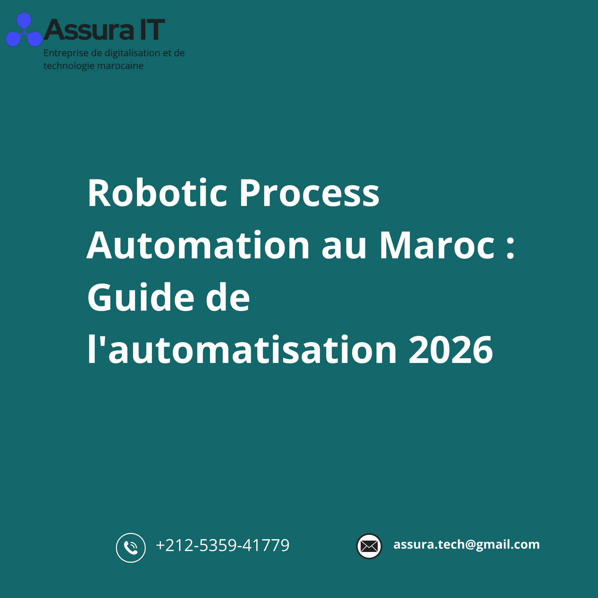 Robotic Process Automation au Maroc : Guide de l’automatisation 2026